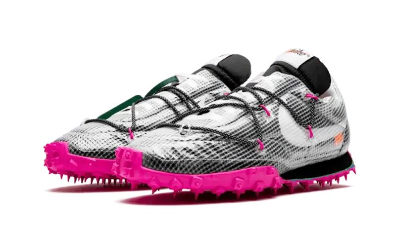 Waffle Racer Off-White Black Fuchsia 2/4