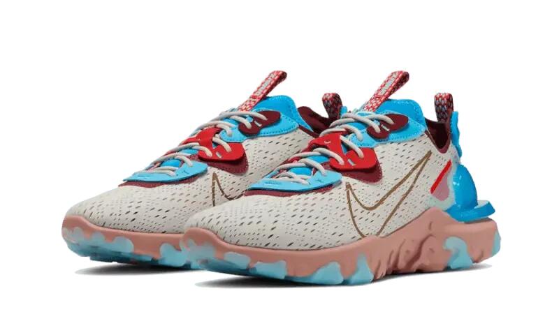 Nike React Vision Light Bone Terra Blush Photo Blue 2/4
