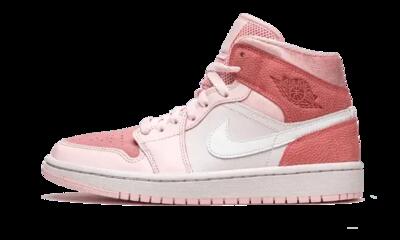 Scarpe - basket - air jordan 1 mid - mid-top digital pink/white