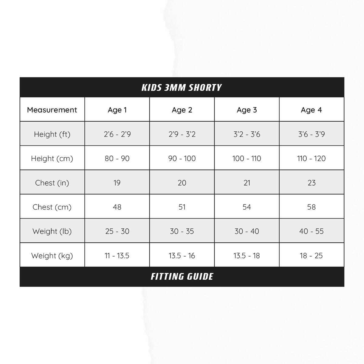 Osprey Toddlers Shorty 3mm Wetsuit | Short Sleeve Wetsuit, Oyster Design 6/6