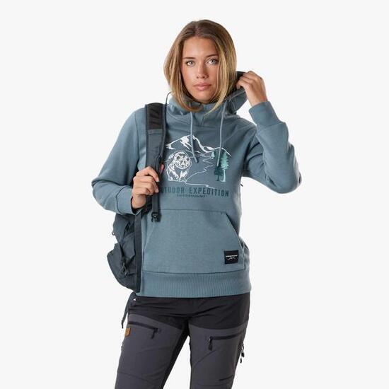 Felpa Con Cappuccio Donna Traspirante Forest