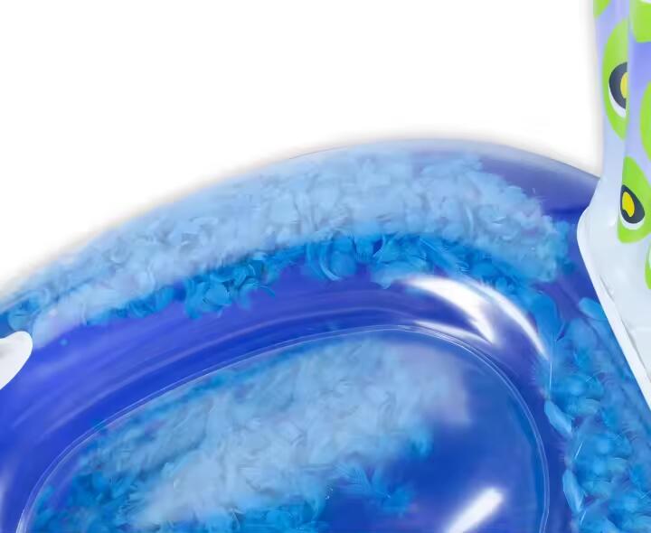 Pavo Real Gigante Hinchable Plumas para Playa y Piscina 3/3