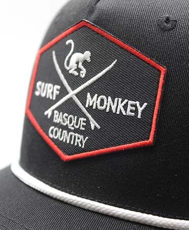 Gorra Beisbol con Cuerda - Reciclada -Talla única - Hombre/Mujer (Negro) 3/5