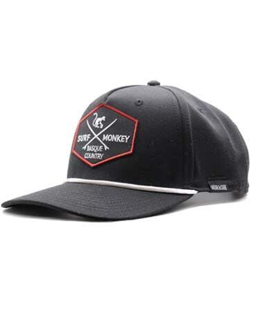 Casquette de baseball cordon - Recyclée - Taille unique - Homme/Femme (Noire)