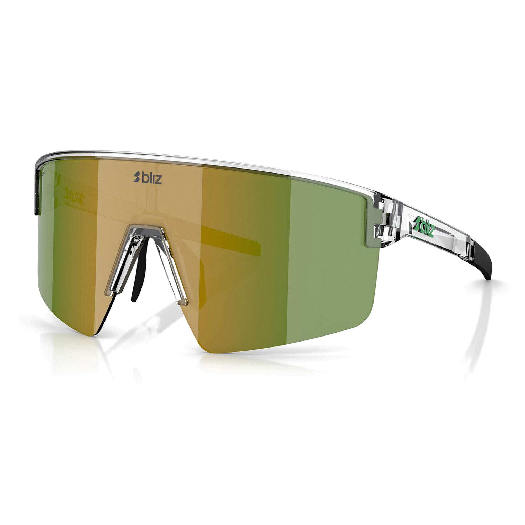 Gafas de sol unisex Bliz P004 M Transparente Blanco/Verde 6/6