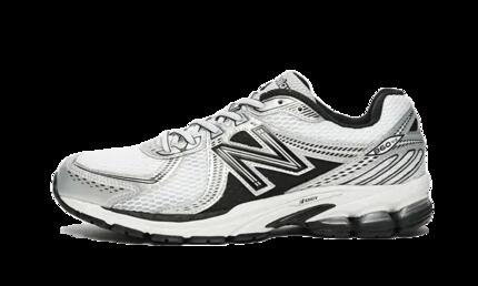 Zapatillas - Running - Unisex - Cómodas, Estables - 860 V2 - Negro/Blanco/Plata