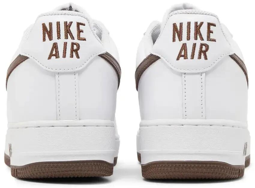Scarpe - lifestyle - pelle basse - air force 1 - bianco/cioccolato-oro 4/5