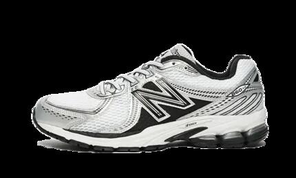 Zapatillas - Running - Unisex - Cómodas, Estables - 860 V2 - Negro/Blanco/Plata