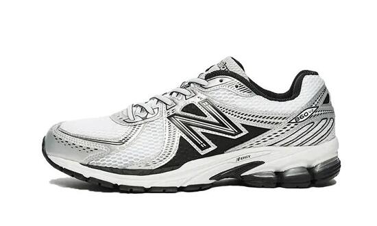 Zapatillas - Running - Unisex - Cómodas, Estables - 860 V2 - Negro/Blanco/Plata