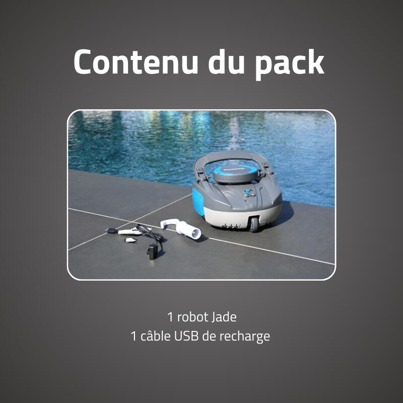Bestway Robot piscine sans fil Cristal nettoyage fond plat 10 m² max 5/6