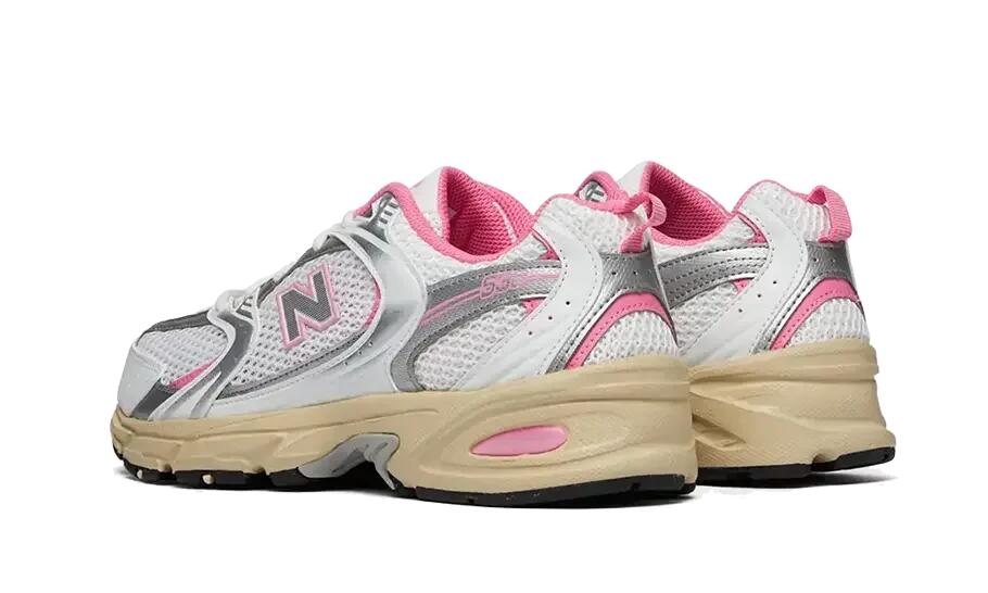 New Balance 530 White Pink Vintage 3/4
