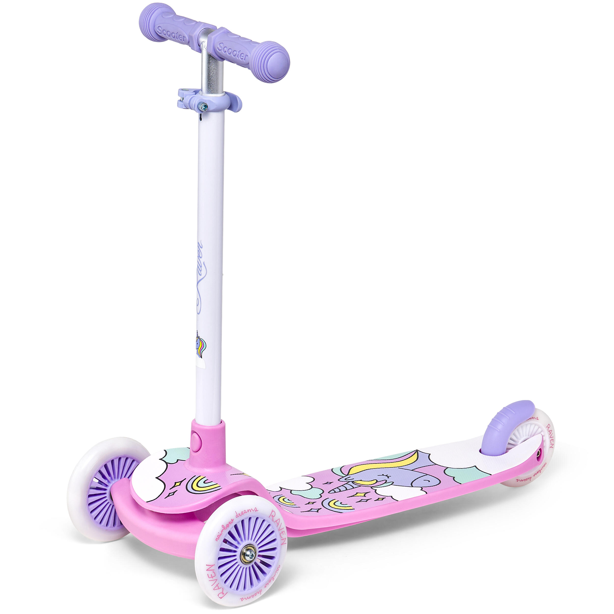 Monopattino a tre ruote con bilanciamento per bambini Laviana Ruote LED luminose 6/7