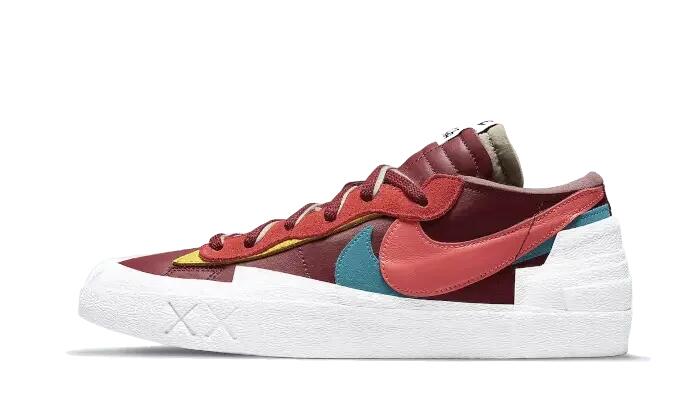 Zapatillas - Lifestyle - Unisex - Blazer Low Sacai Kaws - Rojo/Naranja-Rosa-Azul 1/3