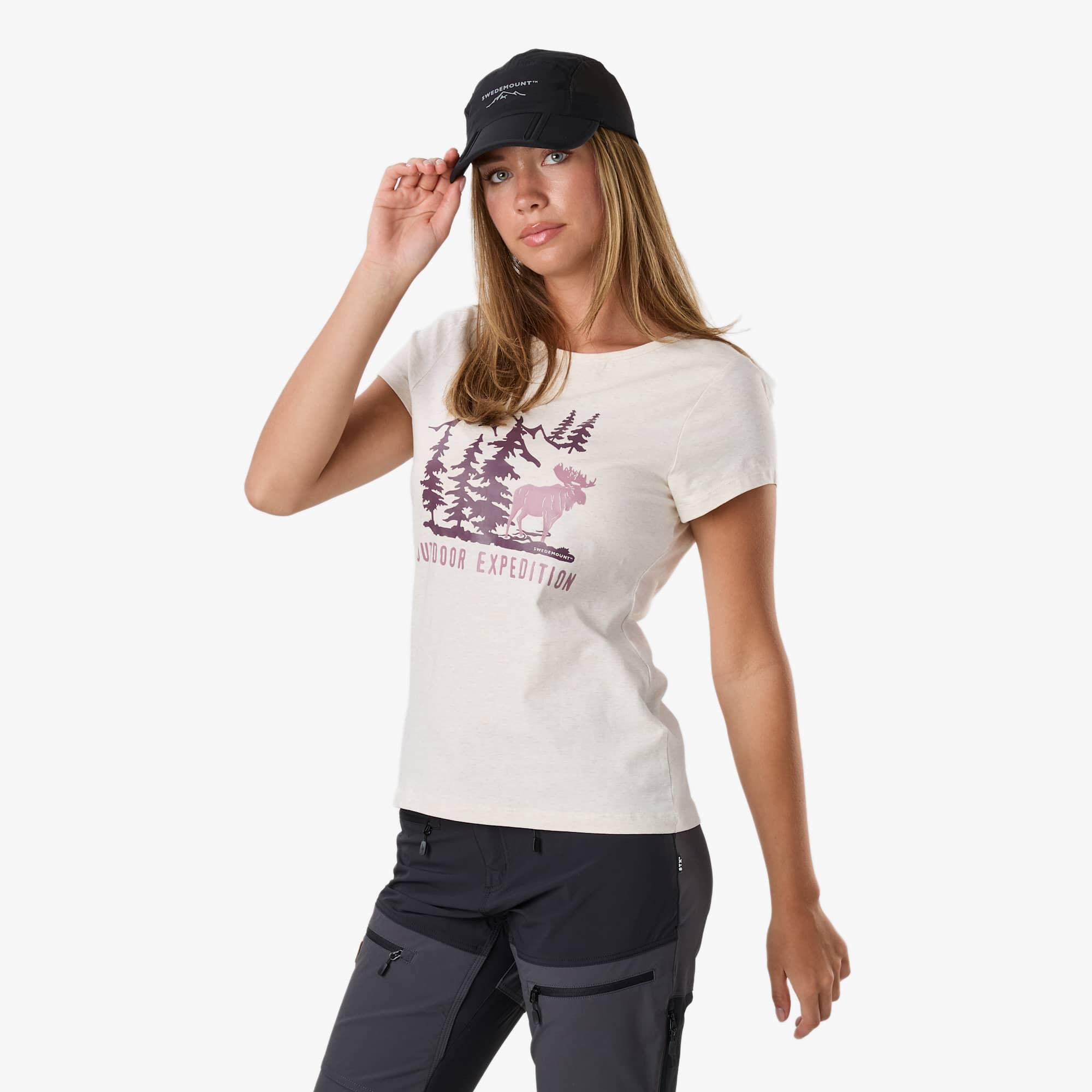 Damen Sport kurzarm T-Shirt Forest Tee 4/5