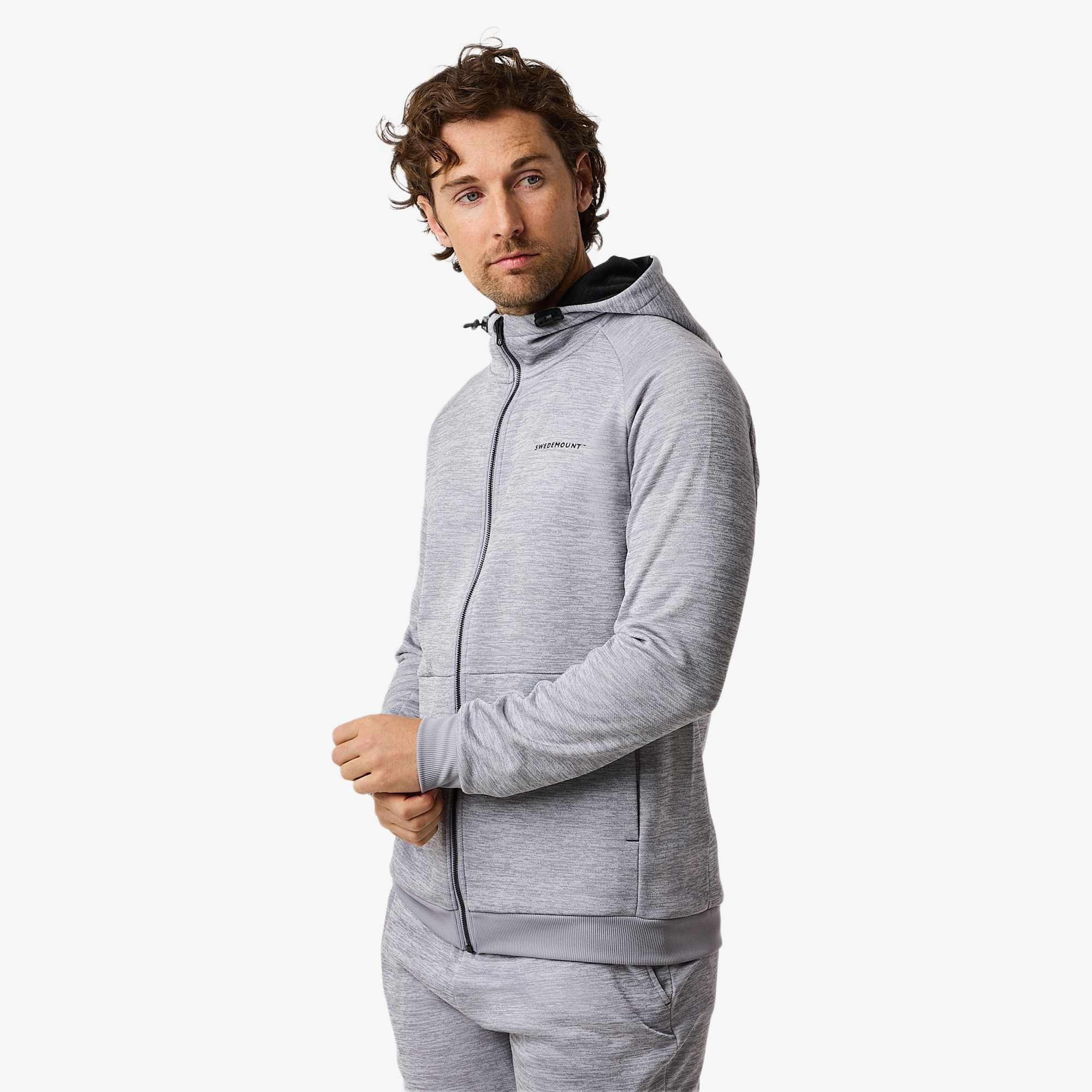 Herren Trainingssweater Quick Dry Training Logo Zip Hood II 4/7