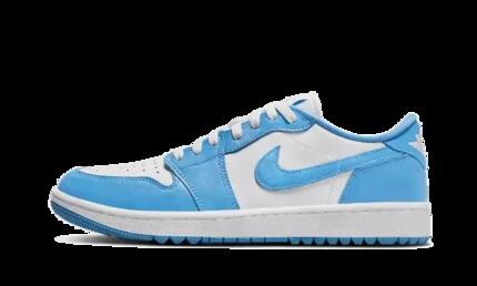 Zapatillas - golf - unisex - Air Jordan 1 Low - blanco/university blue