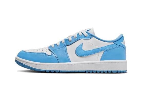 Zapatillas - golf - unisex - Air Jordan 1 Low - blanco/university blue