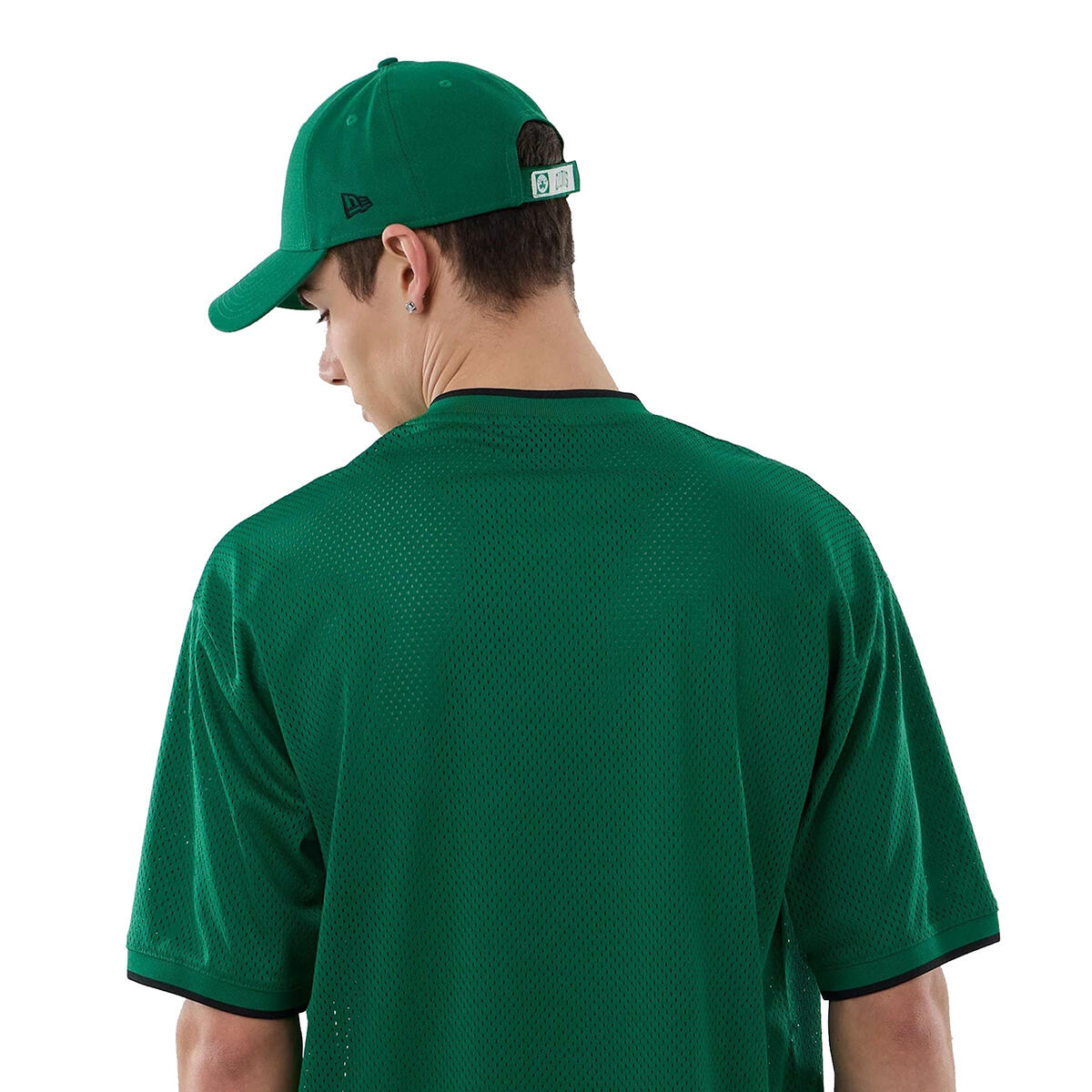 New Era Herren T-Shirt Mesh Oversized NBA Boston Celtics 7/7