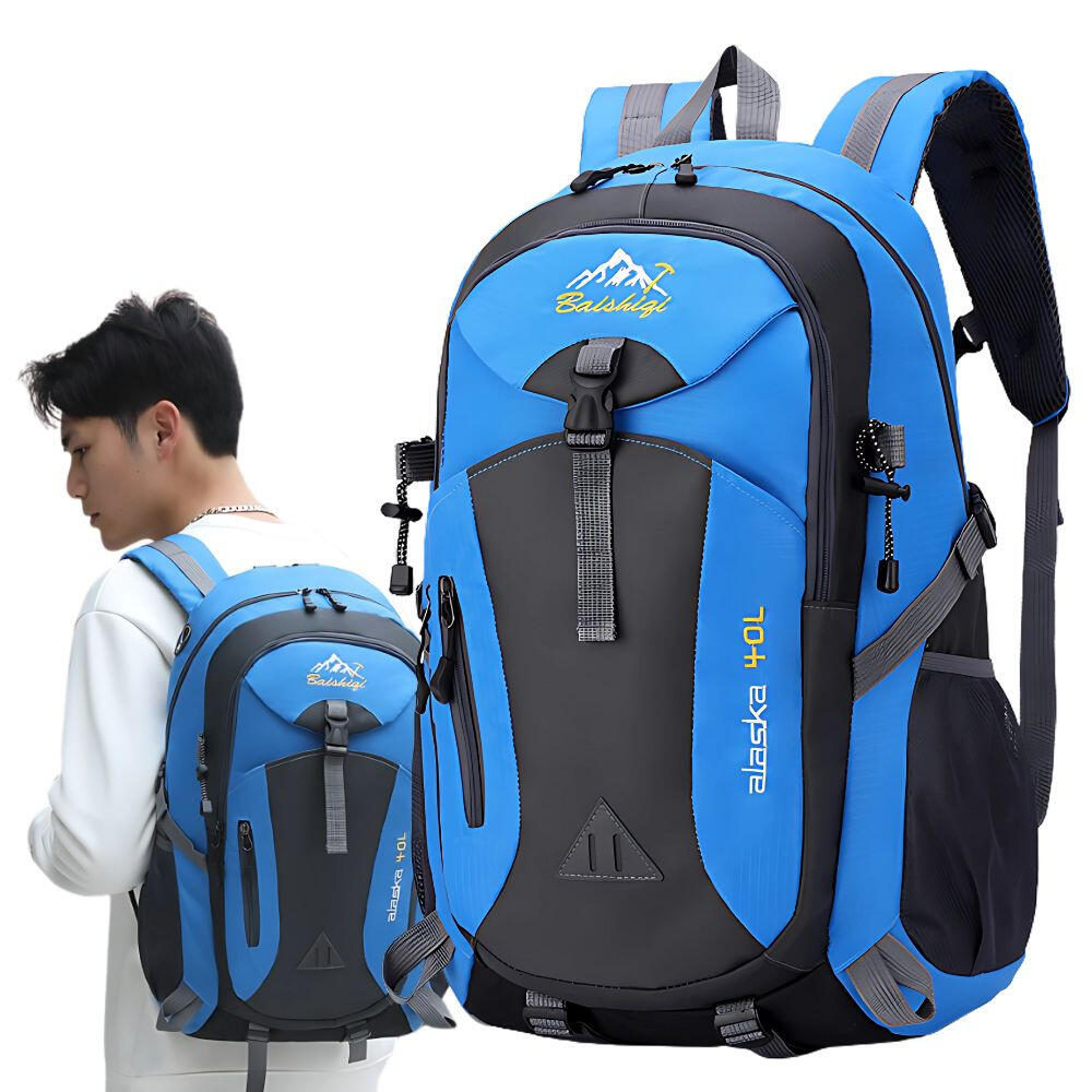 Mochila 40 litros azul Trekking Senderismo 5/7