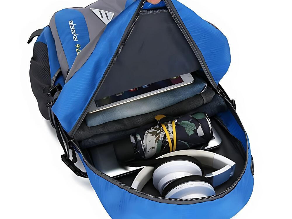 Mochila 40 litros azul Trekking Senderismo 4/7
