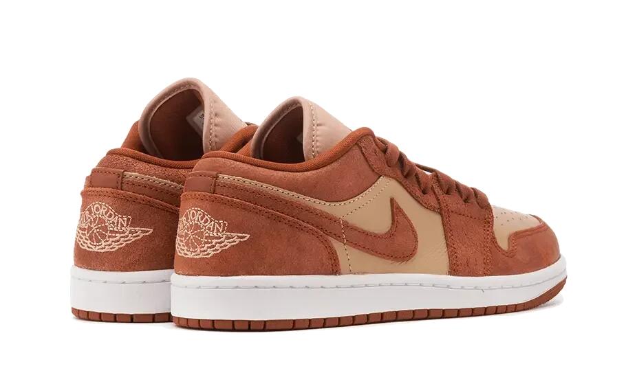 Freizeit - schuhe - niedrig, bequem - air jordan 1 low se - legend coffee 3/4