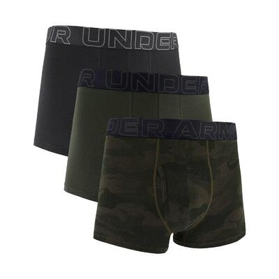 Boxer Uomini Confezione da 3 Aderente alla figura-UA PERFORMANCE COTTON - PRINT