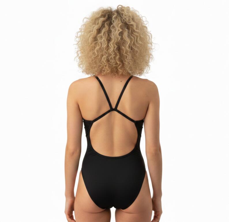 Fato de banho de Natação Mulher preto MAD WAVE BASIC 2/2