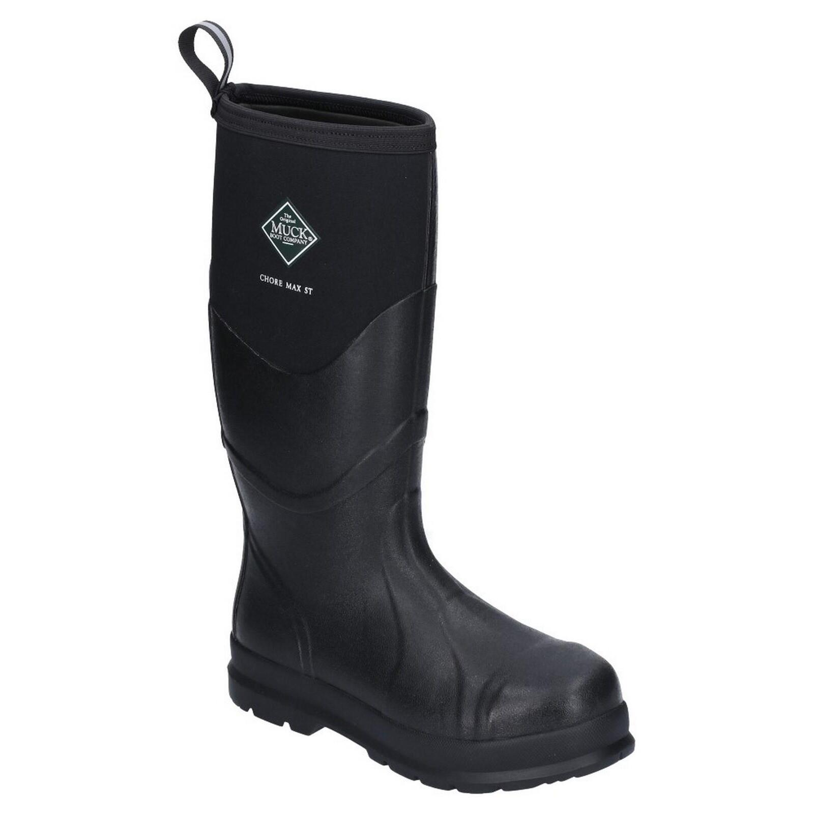 MUCK BOOTS Unisex Adults Chore Max S5 Safety Welllington (Black)