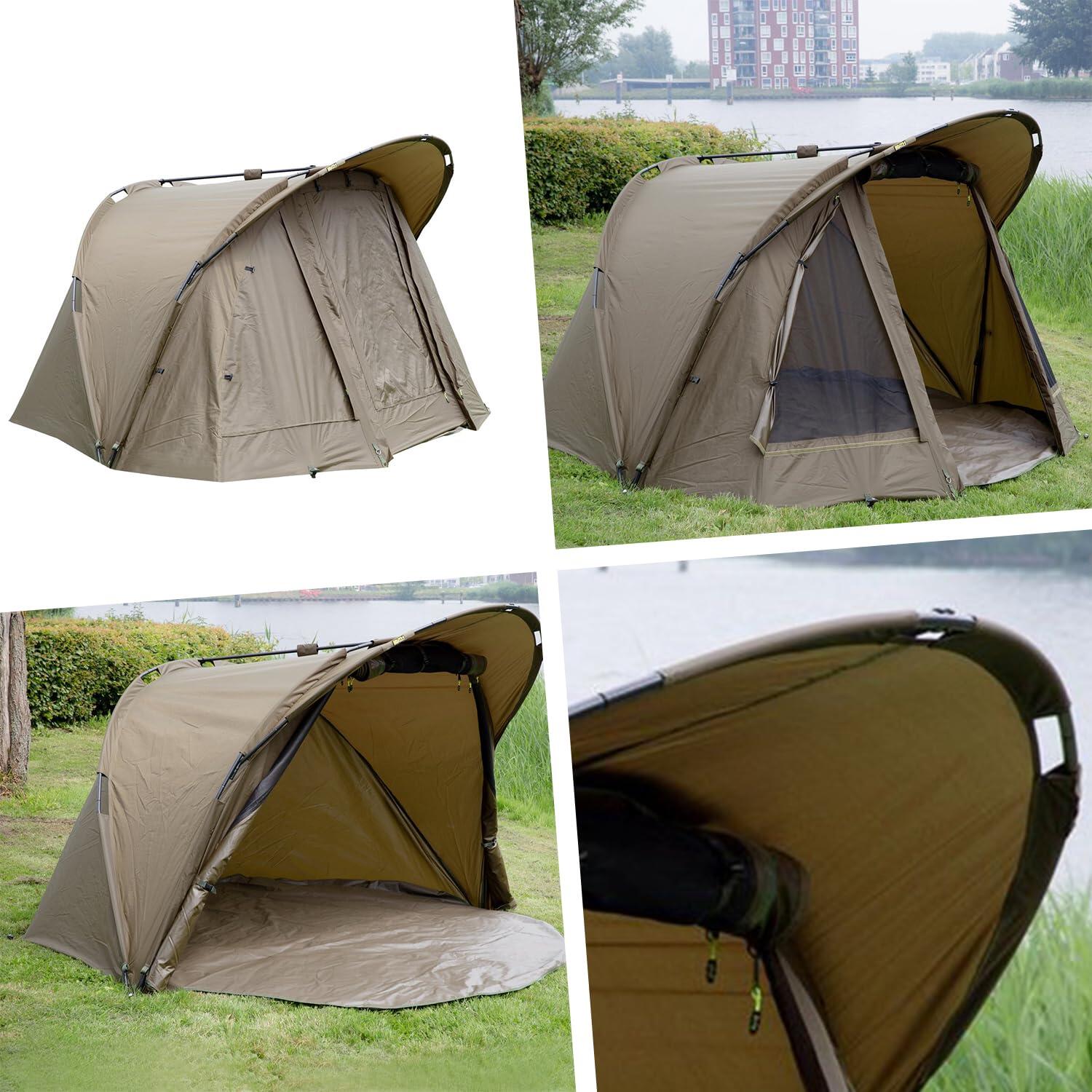 Xposure Dome Karpfenzelt 2-Personen mit Bodenplane 4/4