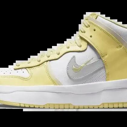 Women - Lifestyle - Dunk High Rebel Lemon - White/Citron Tint