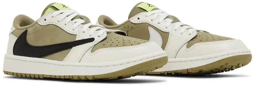 Jordan 1 Retro Low Golf Travis Scott Neutral Olive 5/5