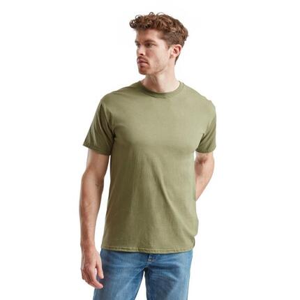 Fruit of the Loom Herren-T-Shirt Rundhals Classic Olive