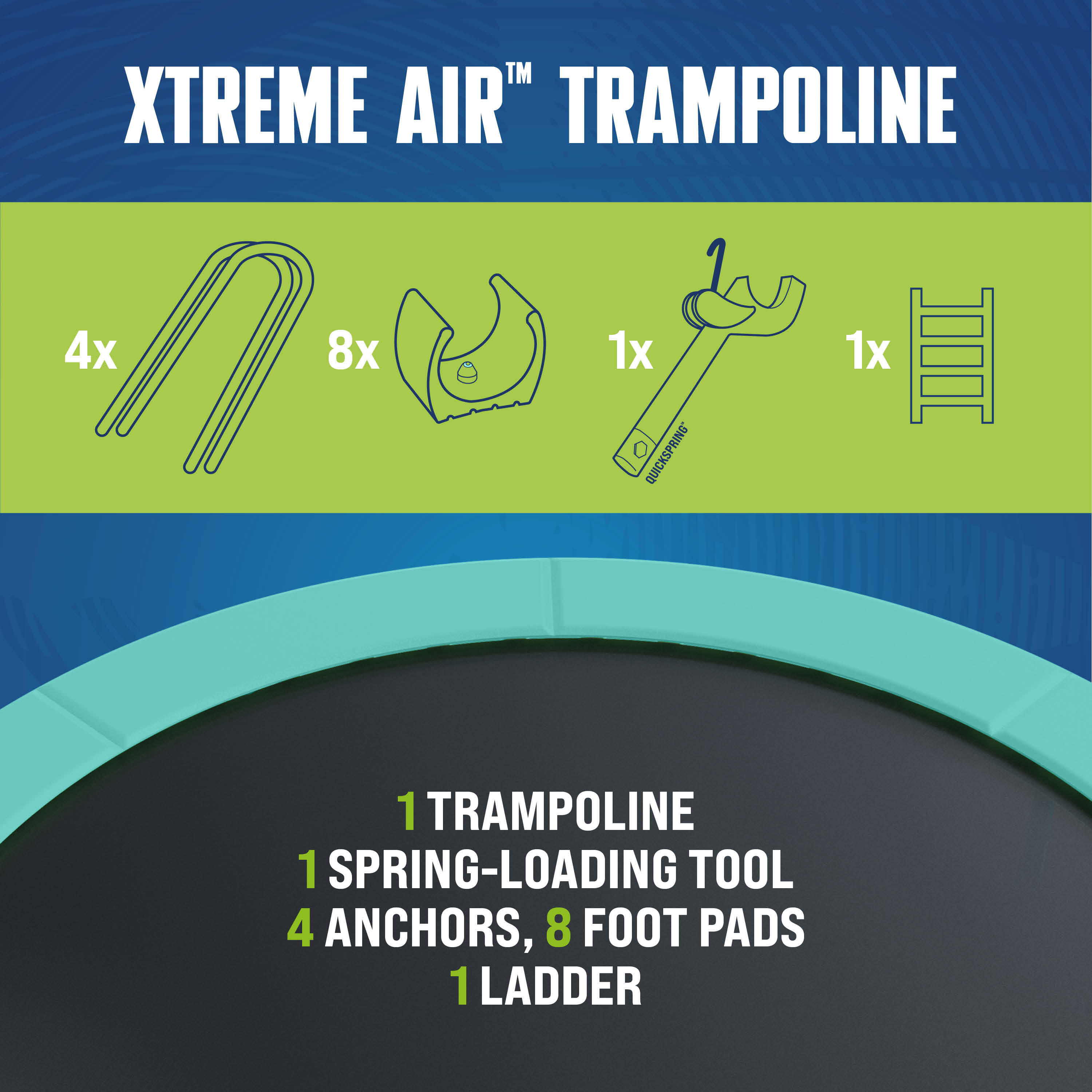 Bestway 59105Tappeto elastico Xtreme Air per bambini da 427x286 cm 3/7