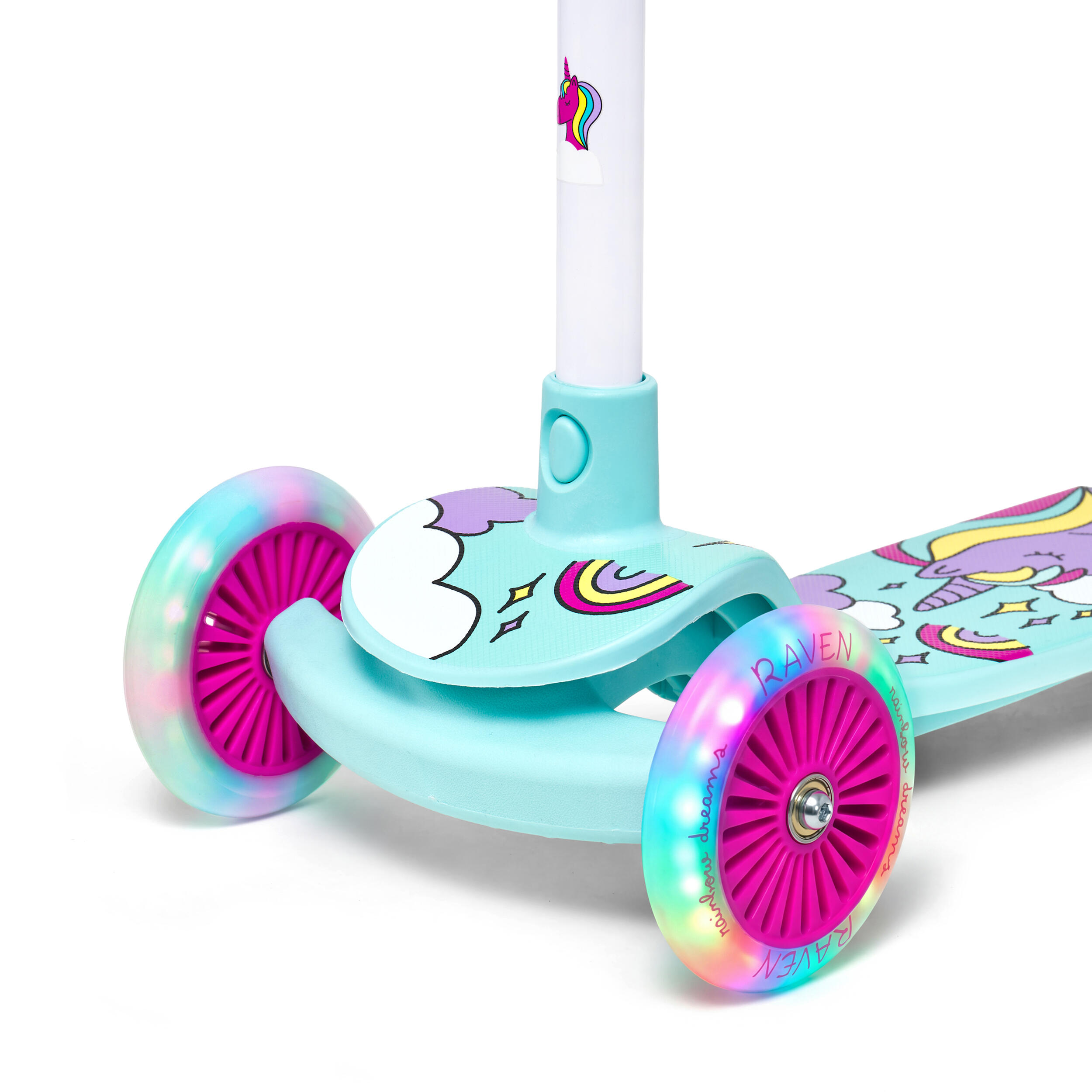 Patinete de três rodas com equilíbrio para crianças Laviana Rodas LED luminosas 2/7