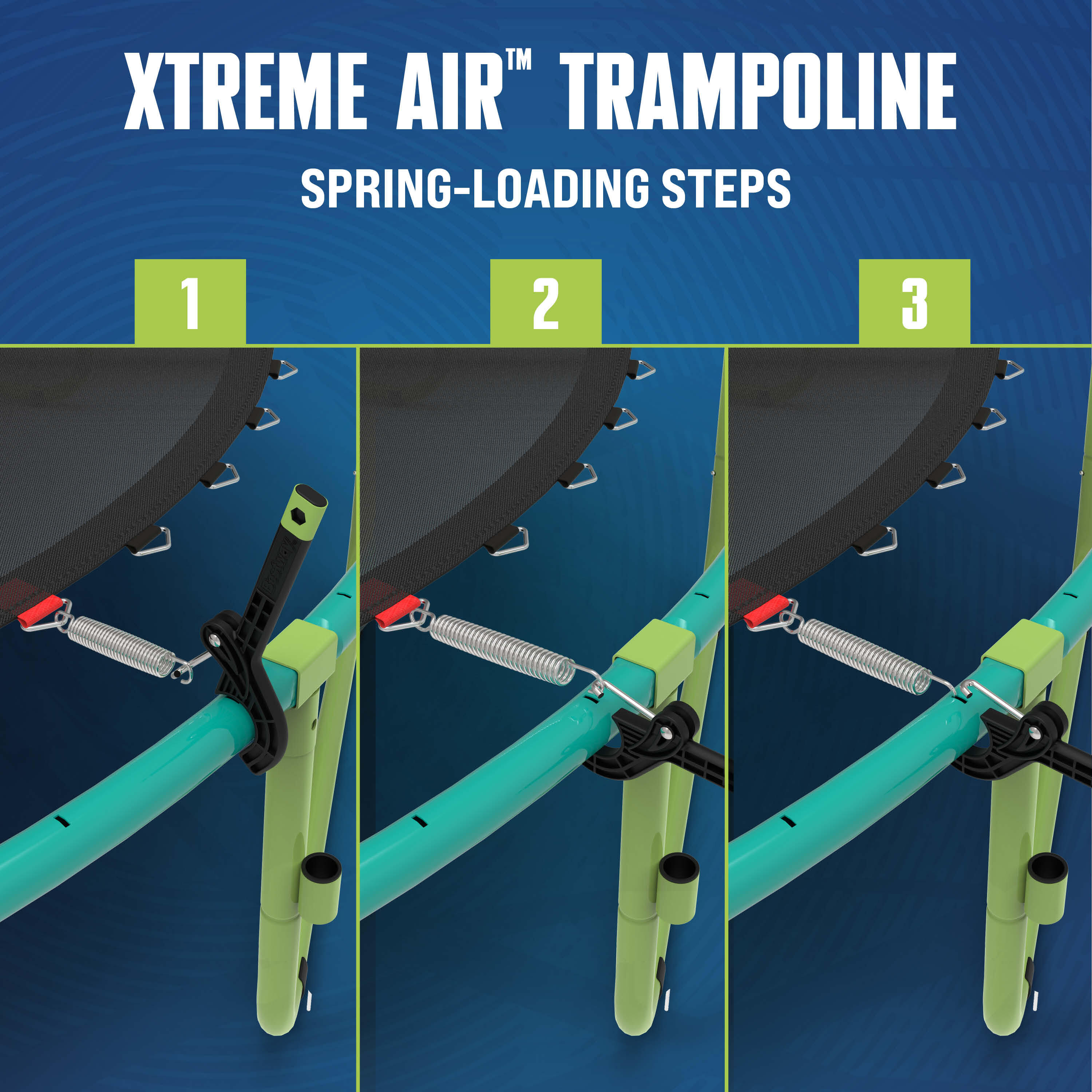 Bestway 59105Tappeto elastico Xtreme Air per bambini da 427x286 cm 7/7