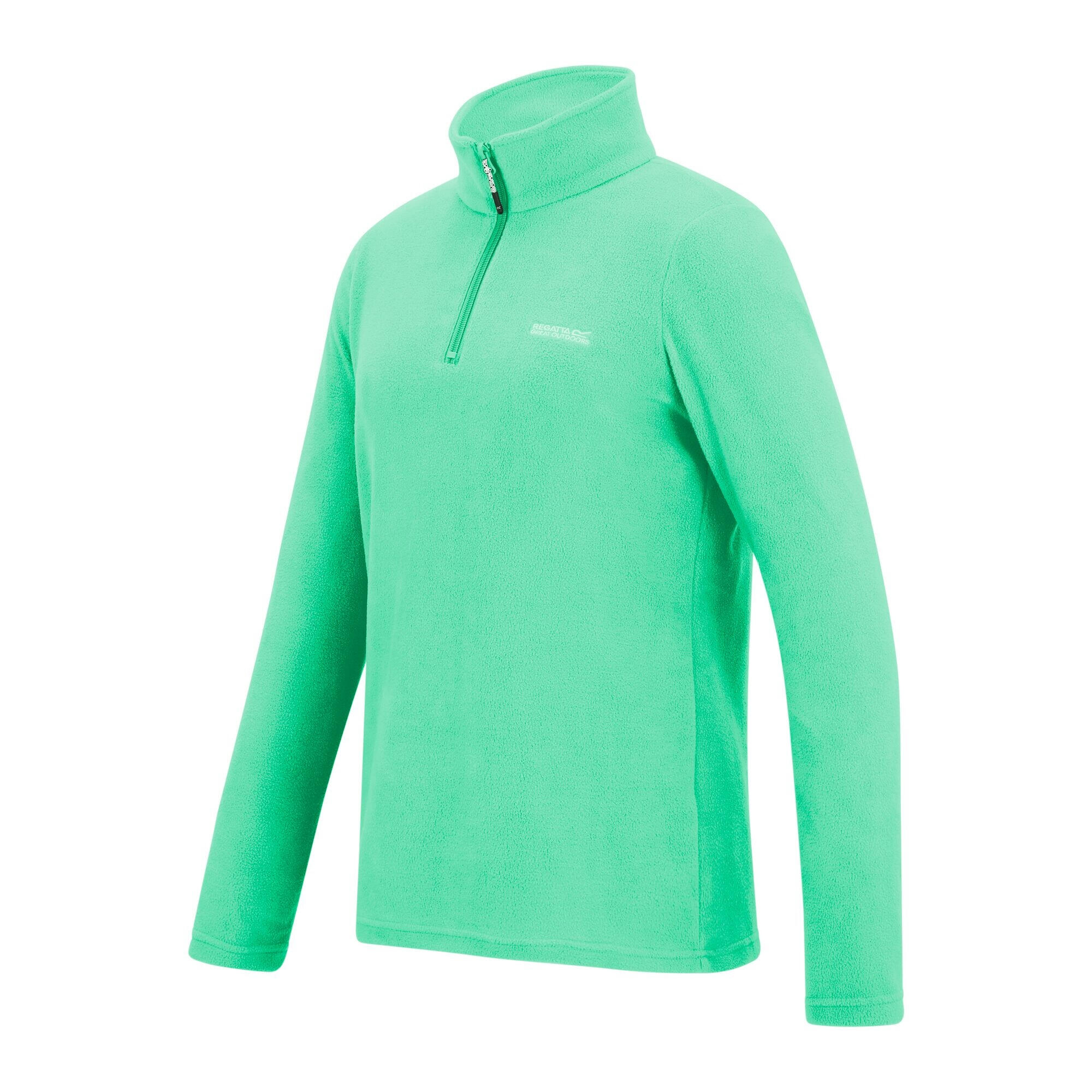 Casaco Feminina Fleece Gola Alta (Verde Gélido) 3/5