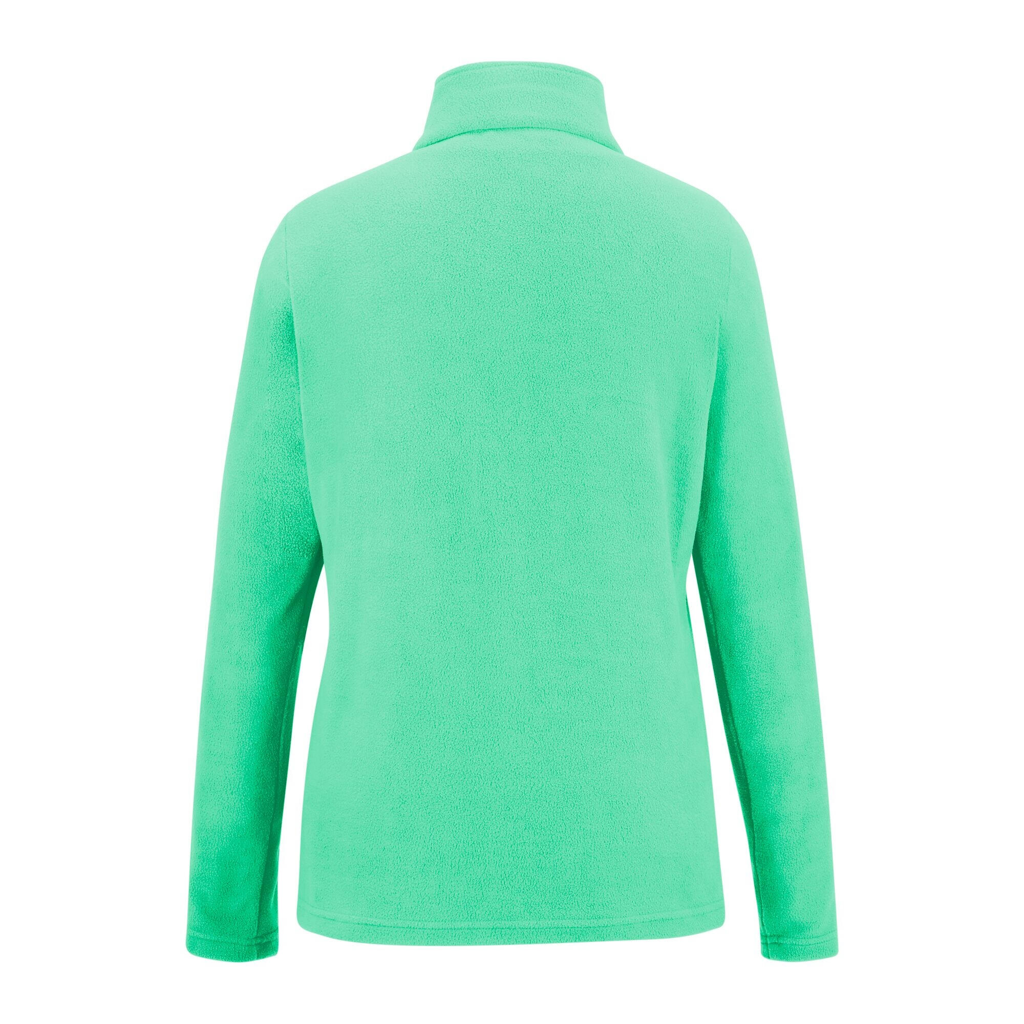 Casaco Feminina Fleece Gola Alta (Verde Gélido) 2/5