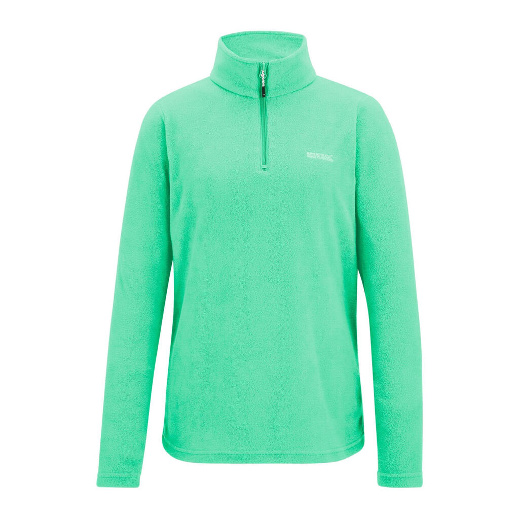 Great Outdoors Womens/Ladies Sweetheart 1/4 Zip Fleece Top (Ice Green)