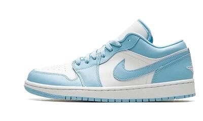 Jordan 1 Low White Ice Blue Donna