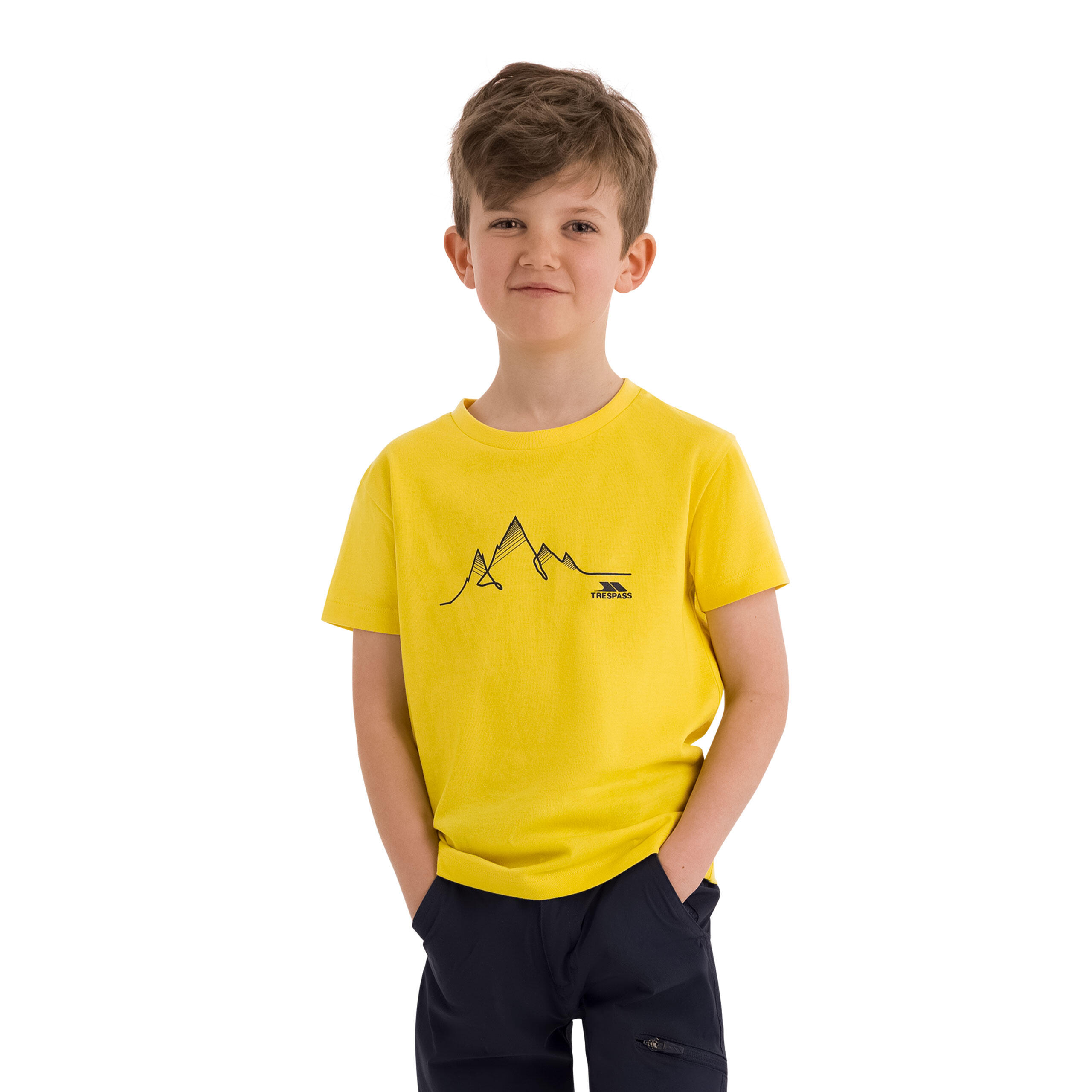 Boys Round Neck Short Sleeves Quick Dry T-Shirt - Attie 2/5