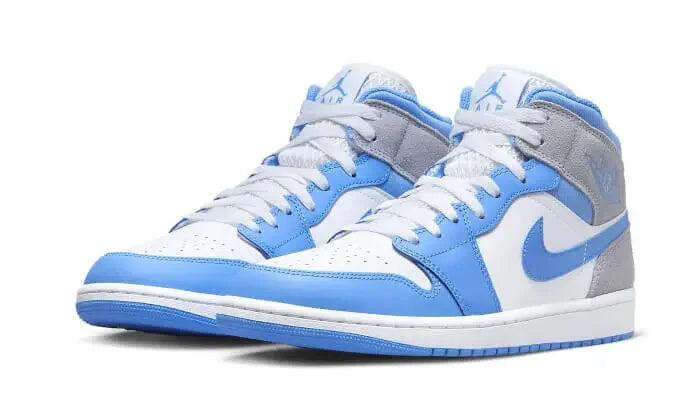 Air Jordan 1 Mid University Blue Grey 2/4