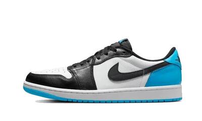 Jordan 1 Retro Low OG UNC White Dark Powder Blue Black