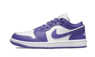 Scarpe - unisex - air jordan 1 low - psychic purple/white