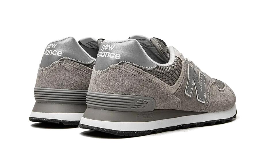 New Balance 574 Grey White 3/4