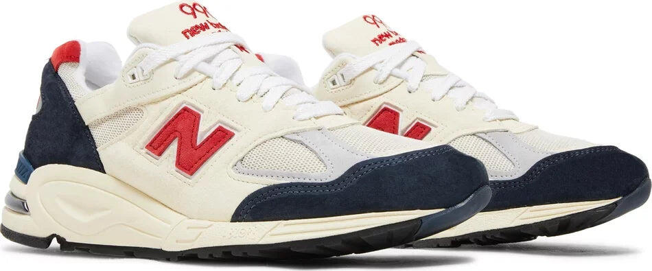 New Balance 990v2 MiUSA Teddy Santis Navy Sea Salt 6/6