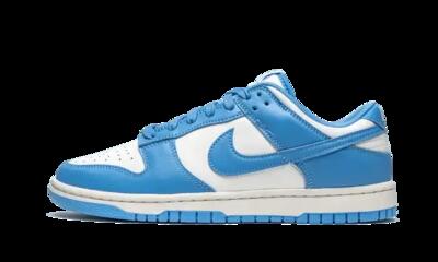 Schoenen - basketbal - unisex - dunk low unc - wit/blauw