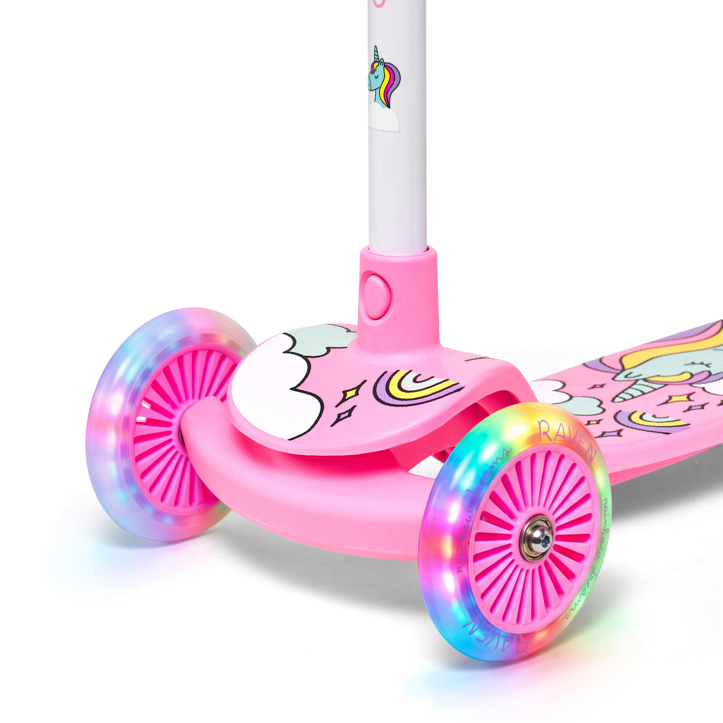 Patinete de três rodas com equilíbrio para crianças Laviana Rodas LED luminosas 2/7