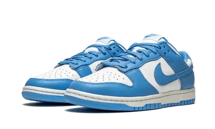 Schoenen - lifestyle - dunk low unc - lage sneakers - wit/blauw 2/4