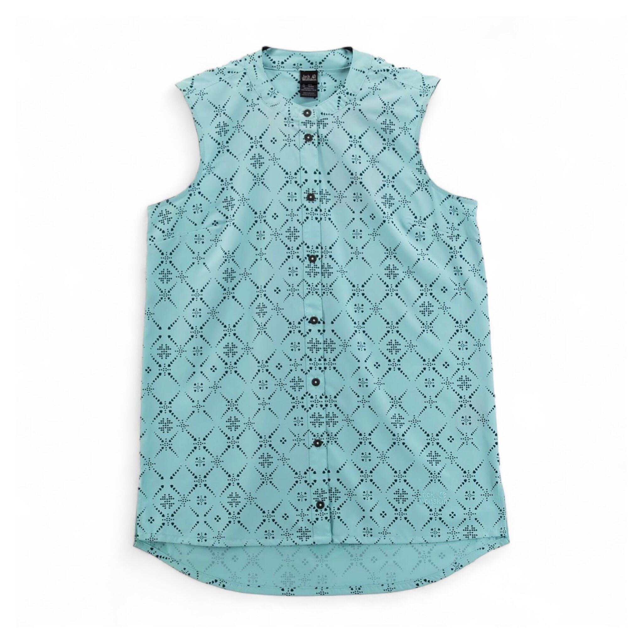 Tank-Top Sonora Maori Shirt Damen Bluse ärmellos AOP in Blau 2/3