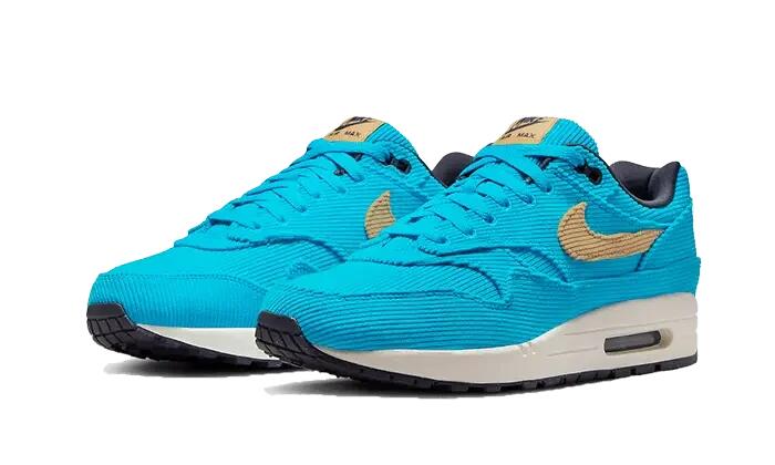 Schoenen - lifestyle - air max 1 - corduroy - baltic blue 3/5
